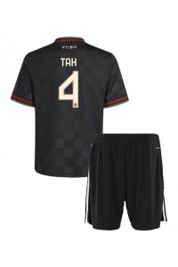 Bayern Munich Jonathan Tah #4 Babyklær Tredje Fotballdrakt til barn 2025-26 Korte ermer (+ Korte bukser)